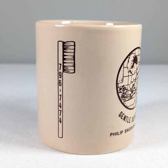 Vintage Kiln Craft mug Gentle Dentistry advertising mug we cater to cowards - Picture 3 of 6